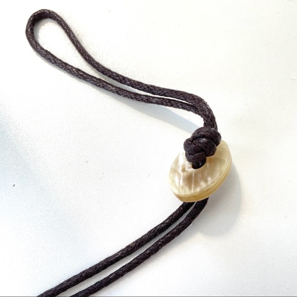 MooMoo Designs 3 Tier Black Ox Horn Necklace - Picture 6 of 15